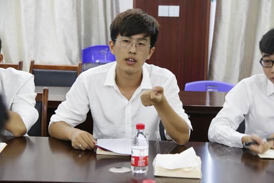 beats365(中国区)-唯一官方网站团委副书记赵启迪发言